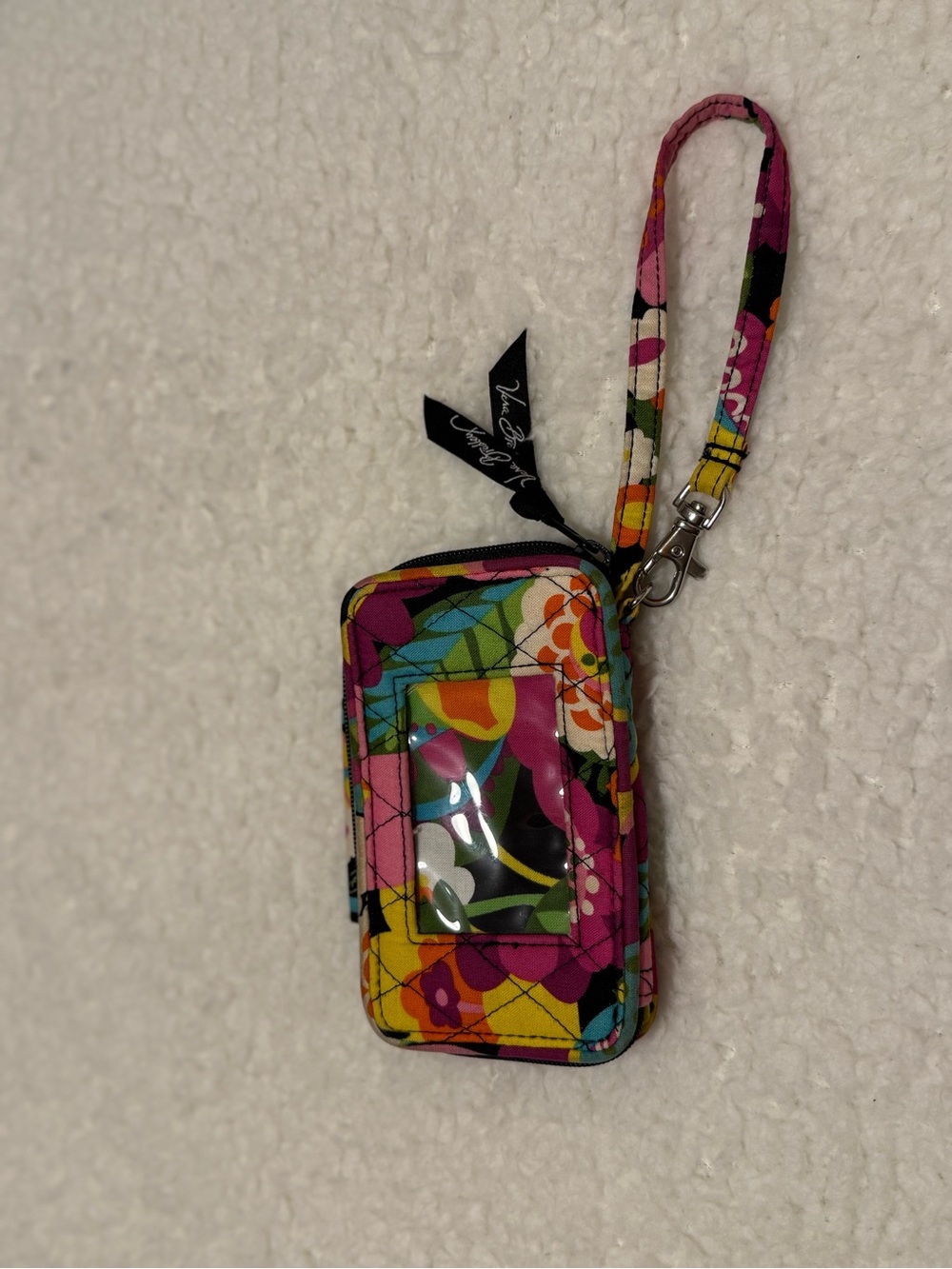 Vera Bradley All In One Wristlet Card Holder with ID Window in Va Va Bloom
